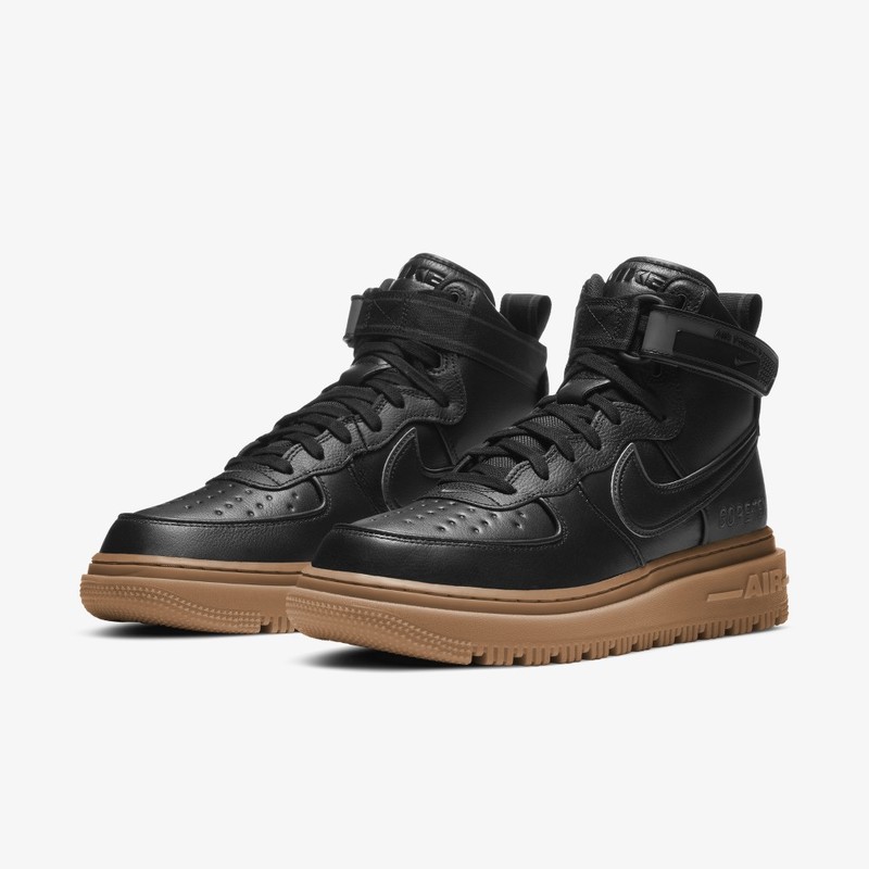 【美品】AIR FORCE 1 GTX BOOT CT2815-001 Nike Air Force 1 Gore-tex Boots Black Anthracite Gum Bottom